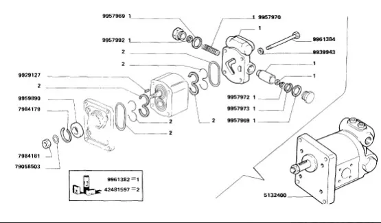 42481597 - Комплект уплотнитель