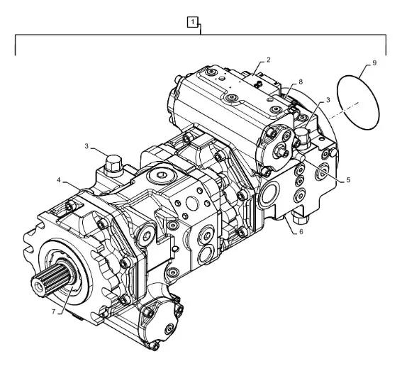47410587 - Сальник выходного вала