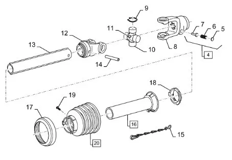 89833878 - вал привода